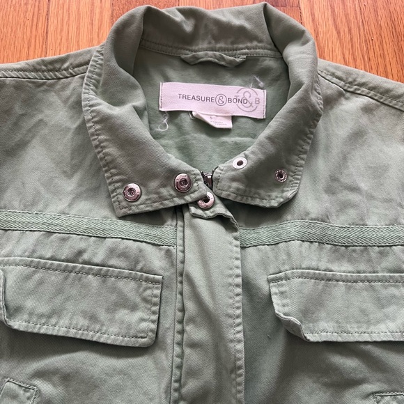 Treasure & Bond green utility jacket - Picture 6 of 9